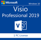 Microsoft Office Visio Professional 2019 Digital Key MS Visio Professional 2019 License Key