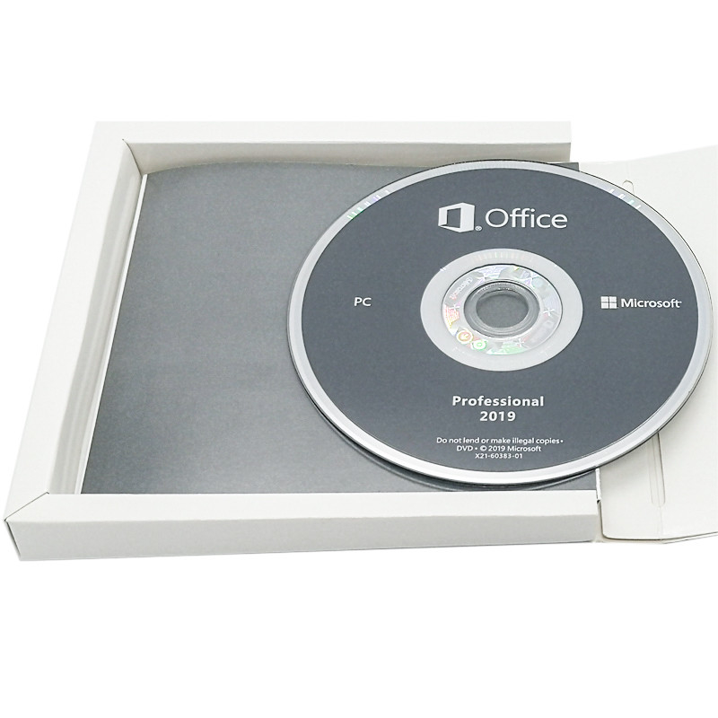 100% Online Activation Office Professional 2019 1 PC Download DVD package