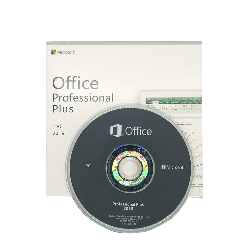 MS Office Professional Plus 2019 DVD For Windows 10 System